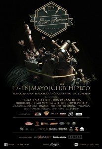 AFICHE EXPO TATTO BANDAS EN BAJA