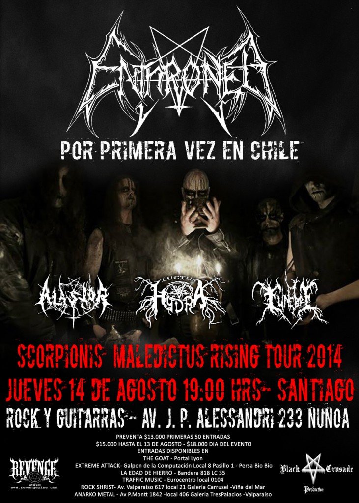 enthroned
