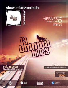 Afiche Lanzamiento Fuera de Contexto - La Chimba Blues