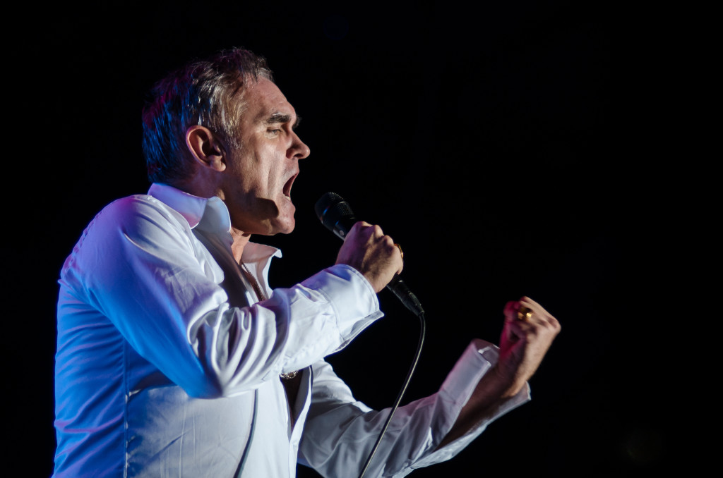 Morrissey en el concierto del Movistar Arena | Foto: Claudia Jaime (Fauna Producciones)
