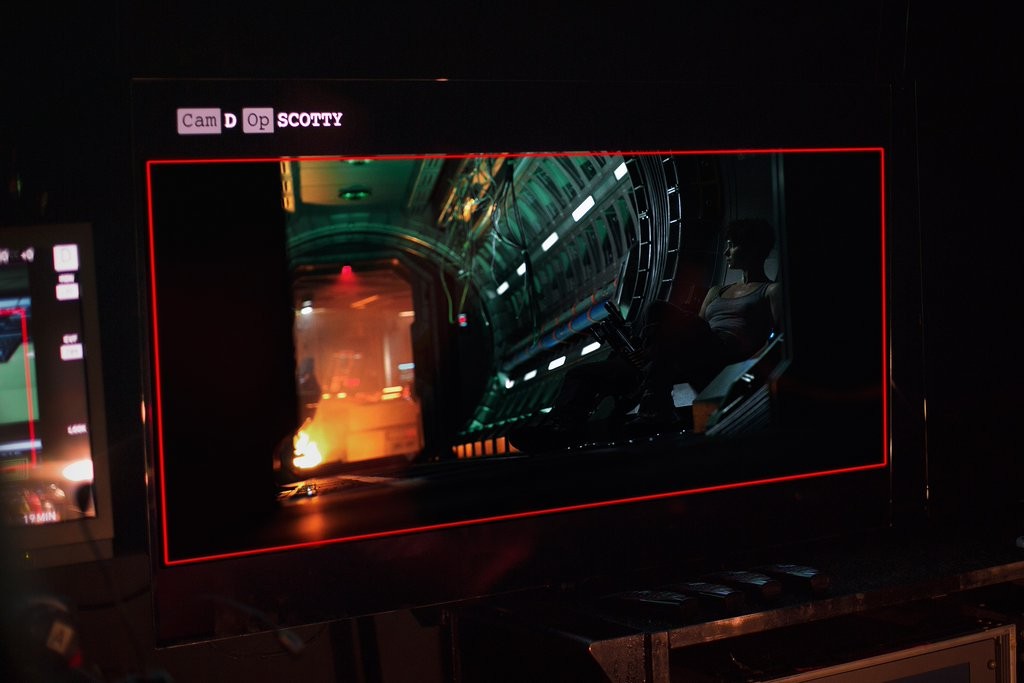 Alien Covenant foto en el set